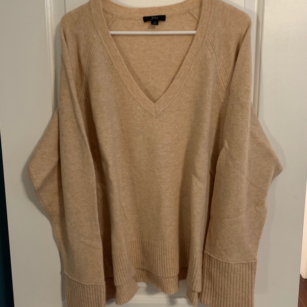 J crew super soft v neck sweater